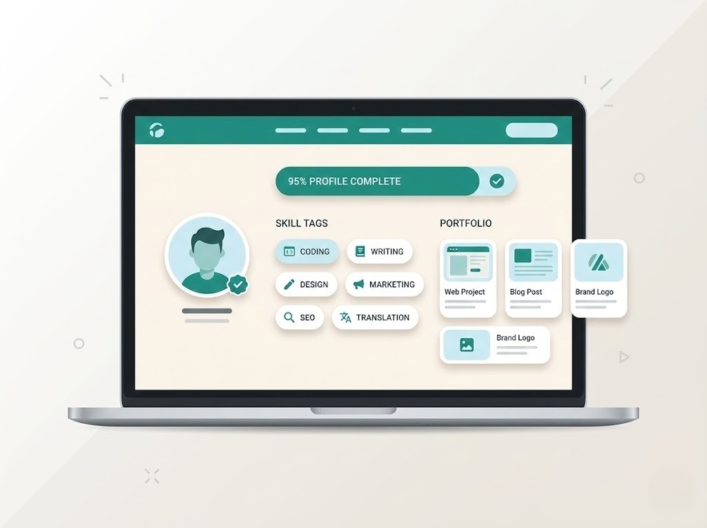 クラウドソーシング プロフィール設定のポイント