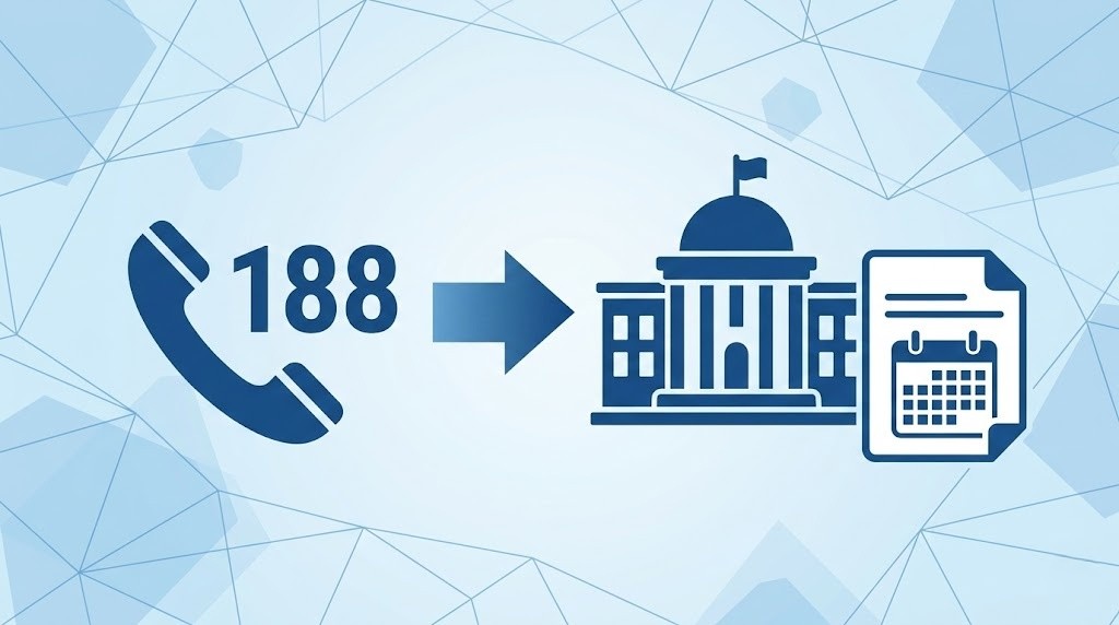 消費者ホットライン188とクーリングオフ制度の図解