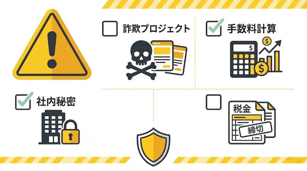クラウドソーシング副業の注意点チェックリスト