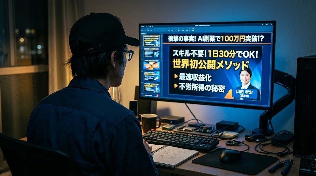 AI副業セミナーに潜入調査するエンジニア