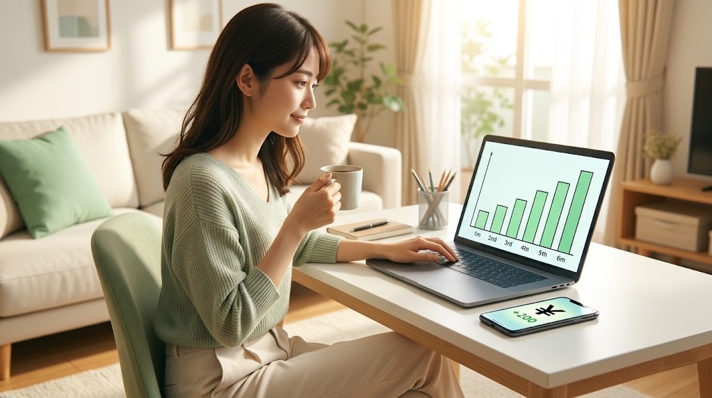 AIほったらかし副業のイメージ：仕組み化・受動的収入・自動化