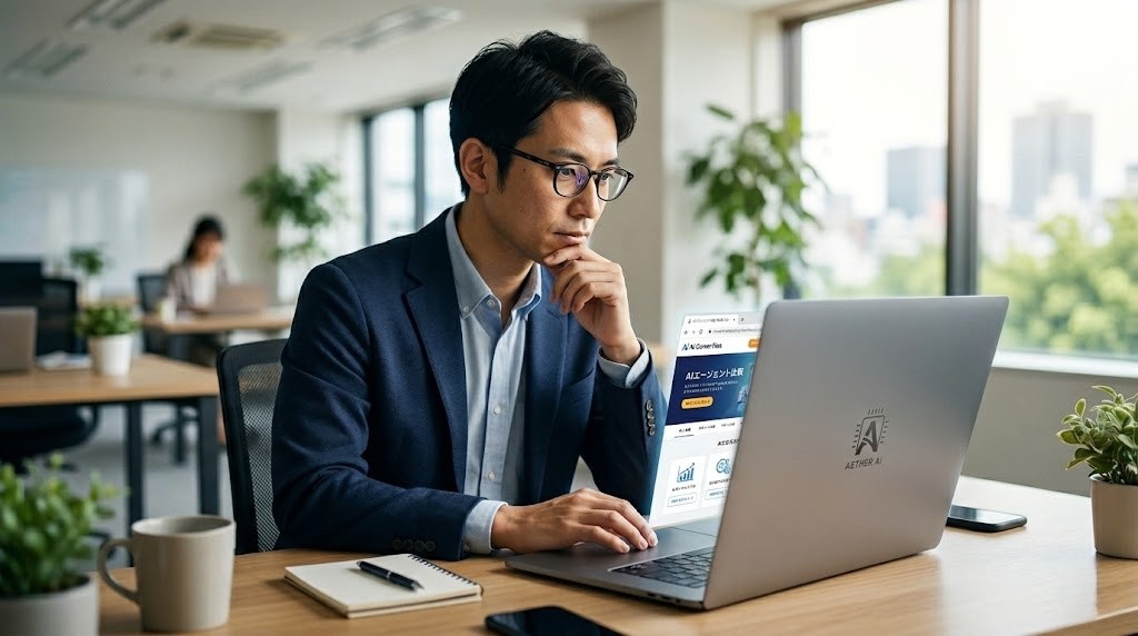 AI転職エージェントを比較検討している30代会社員