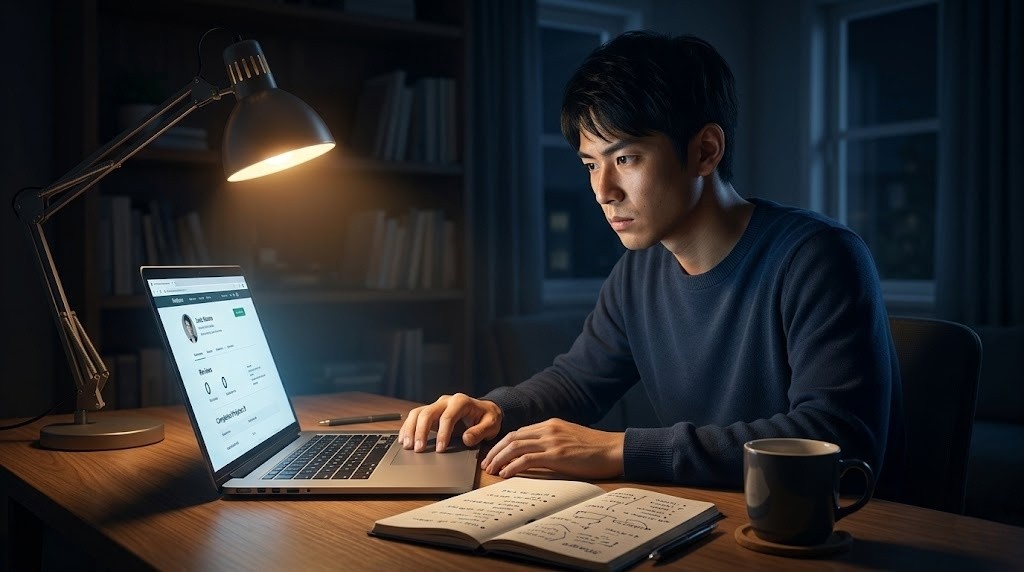 実績ゼロから初案件獲得を目指す副業の様子