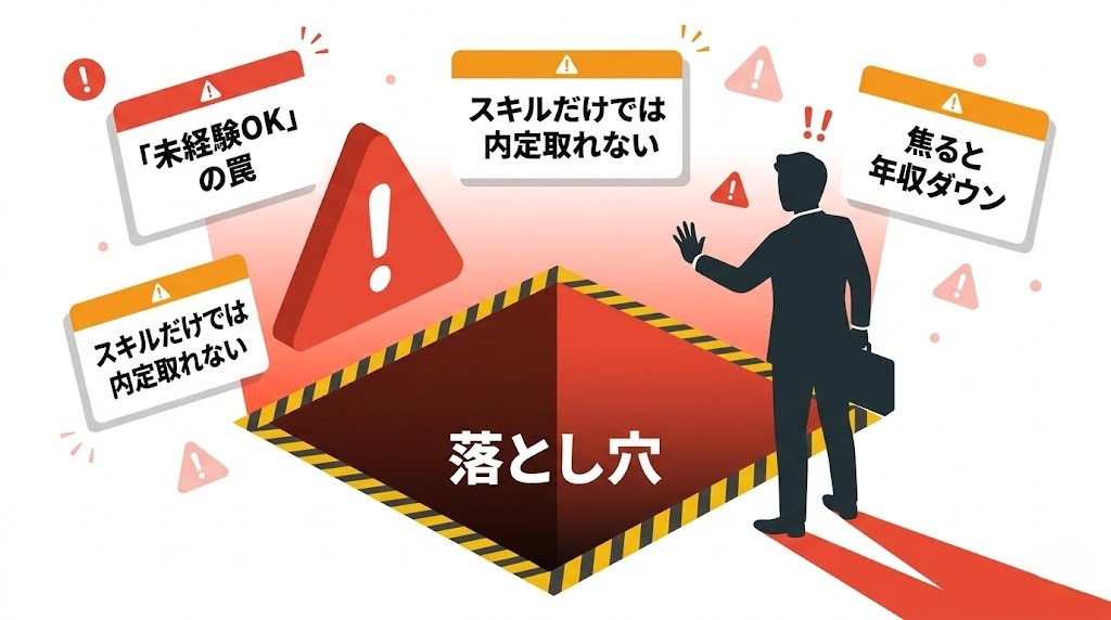 AI転職でよくある失敗と回避策