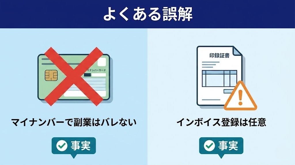 マイナンバー・インボイスの誤解解消