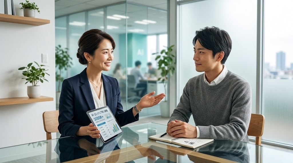 キャリアアドバイザーとの面談シーン