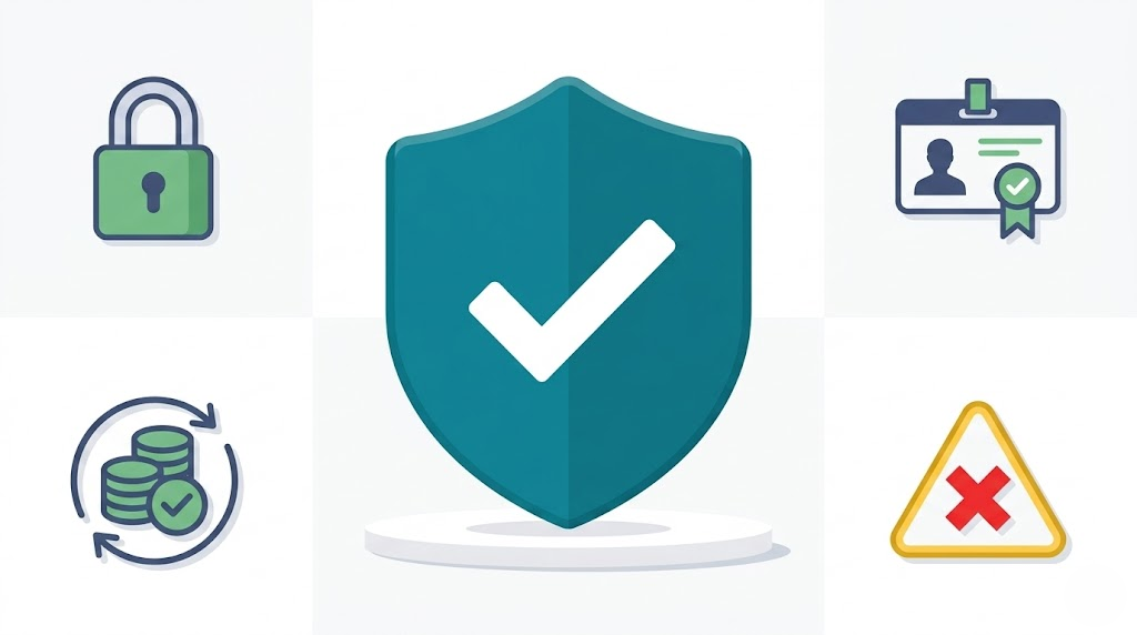 ココナラの安全性・詐欺対策イメージ