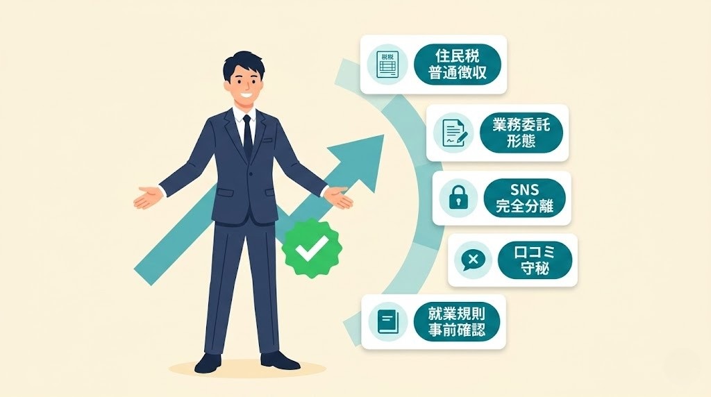 まとめ：副業バレない方法